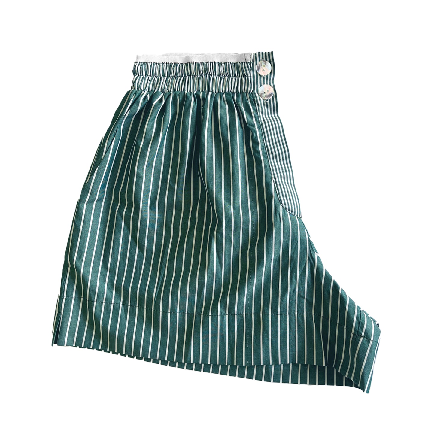 The Striped Boxer Shorts (Seaweed)