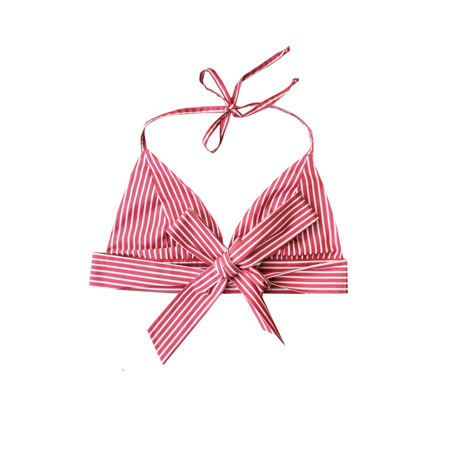 The Striped Shirt & Bralette (Pomodoro)