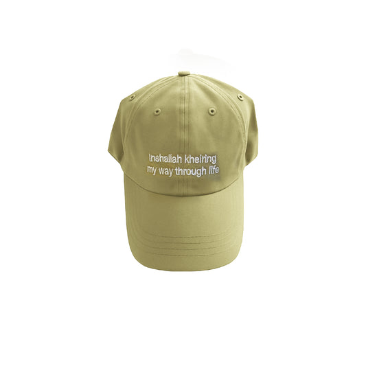 The Inshallah Kheiring Dad Cap (Cactus)