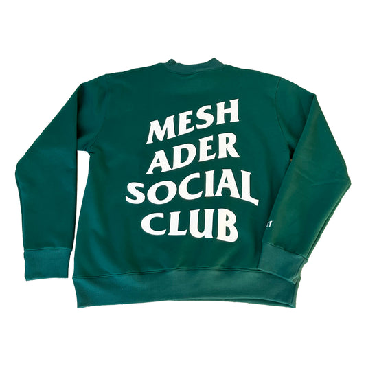 Mesh Ader Social Club Crewneck (Molokheya Green)