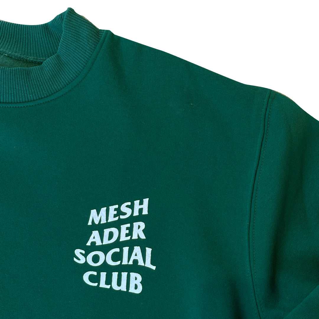 Mesh Ader Social Club Crewneck (Molokheya Green)